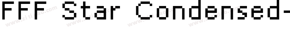 FFF Star Condensed字体转换